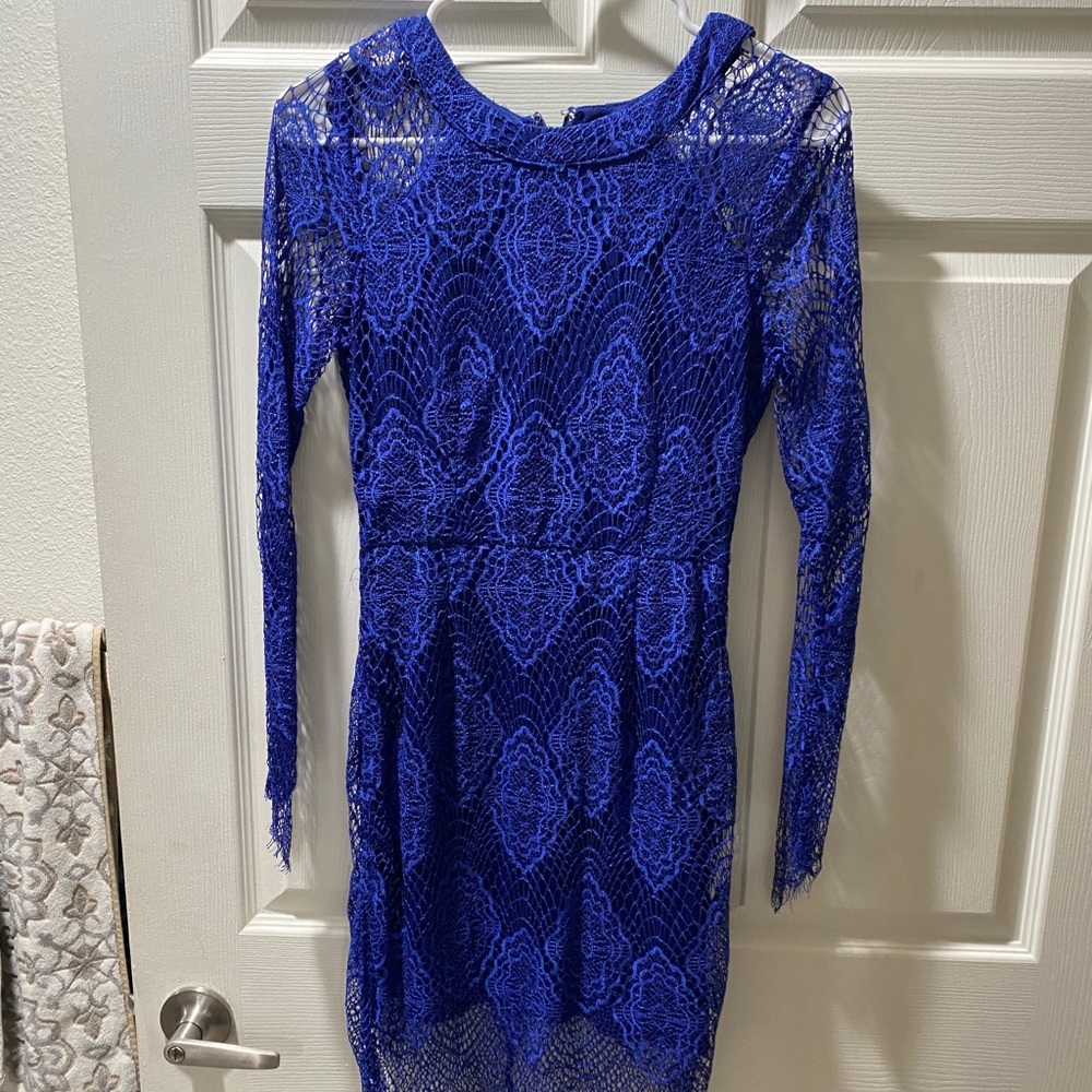 Blue dress